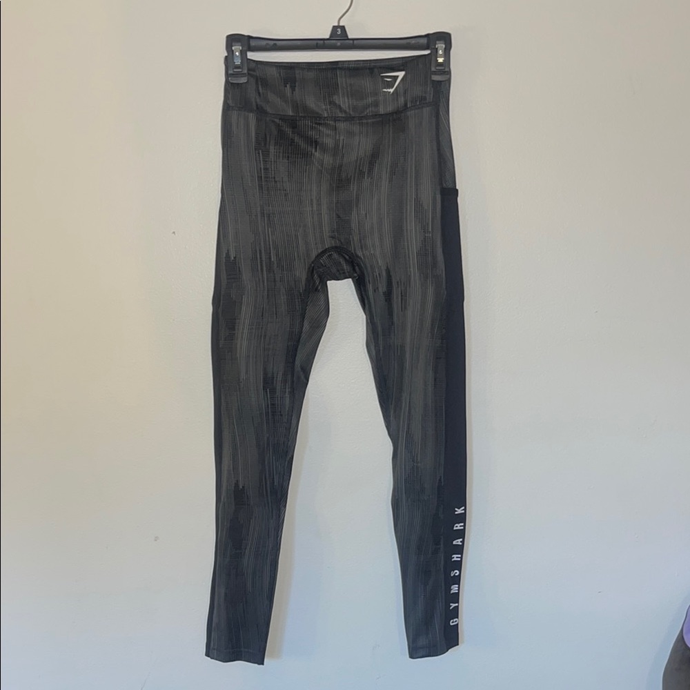 Gymshark Sport Leggings Black Athletic High Rise Womens S